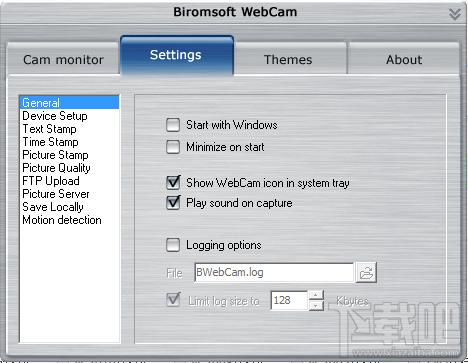 Biromsoft WebCam,Biromsoft WebCam下载,网络视频摄像头截图